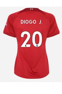 Fotbalové Dres Liverpool Diogo Jota #20 Dámské Domácí Oblečení 2022-23 Krátký Rukáv